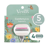 Gillette Venus Comfortglide Sugarberry Refills W/Olay Moisture 4 Packs (16 PCS)