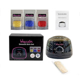 Waxcalm Smooth Skin Set - Waxing Machine with 3 Scented Wax Bean Bags Honey, Chamomile, Strawberry