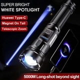 Rechargeable 990,000 High Lumens LED Flashlight