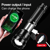 Rechargeable 990,000 High Lumens LED Flashlight