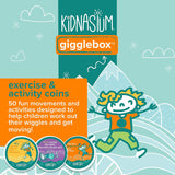 kidnasium Exercise  Activity Coins,   Fun Educational Learning Game for Active Boys & Girls Ages 4 and Up