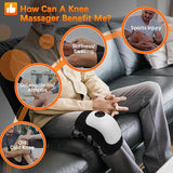 Cordless Knee Massager – Massager with Vibration and Infrared Heating – Pain Relief!