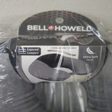 Bell+Howell BH1151 Memory Foam Travel Neck Pillow for Airplanes and Travel, 360-Degree Support, Black & Gray