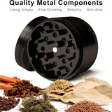 2.5 Inch Black Zinc Alloy Grinder