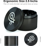 2.5 Inch Black Zinc Alloy Grinder