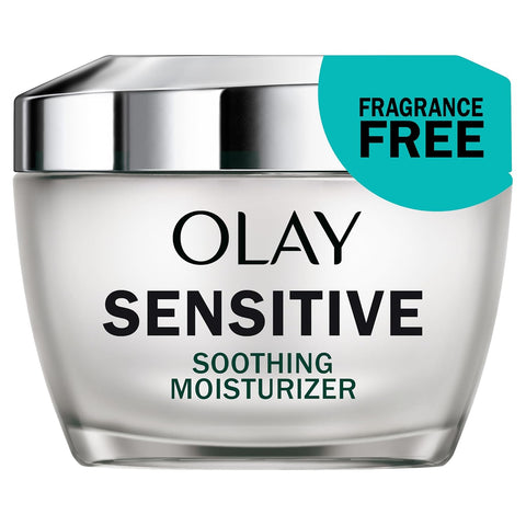 Olay Sensitive Face Moisturizer Cream with Colloidal Oatmeal Skin Protectant - Fragrance Free - 1.7oz(2 Pack)