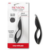 Revlon Comfort and Control Tweezer, Easy to Use Eyebrow Tool with Wide Grip(2 pack)