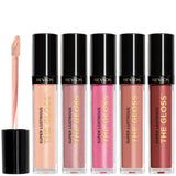 REVLON Lip Gloss Set, Super Lustrous 5 Piece Gift Set, Non-Sticky, High Shine, Cream & Pearl Finishes