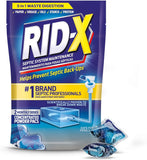 Rid-X Septic Treatment, 12 Month Supply of Septi-Packs, 2.1 Oz each (Pack of 6)