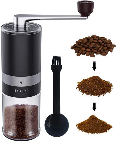 Manual Coffee Grinder with adjustable Coarse Setting, Ceramic Burr Gri –  DealJock