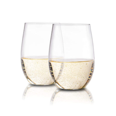 10 oz. Stemless Plastic Wine Glasses
