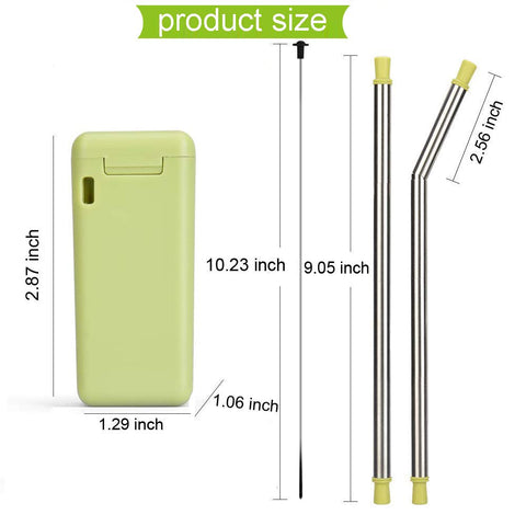 Set of 2 Collapsible Straws – TAL™ Hydration
