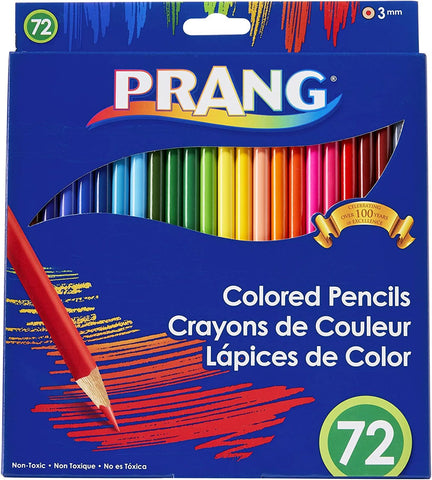 Prang Colored Pencils, 3.3mm, Sharpened, 72 Colors – DealJock