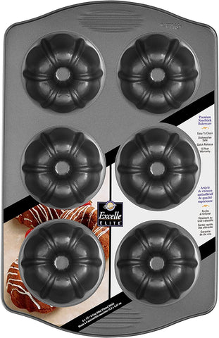 1PC Mini Bundt Pan, 8 Cavity Heritage Bundtlette Cake Mold, Pudding Mold, Pastry  Mold, for Fluted Tube Cake Making,Fondant Mold Gum Paste Mold, Baking  Tools, Kitchen Gadgets, Kitchen Accessories, Home Kitchen Items