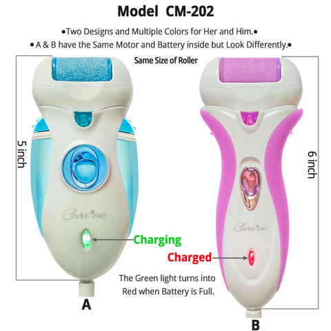  Care me Electric Foot Callus Removers Rechargeable